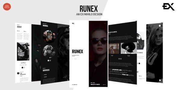 Runex - One Page Portfolio Template - 33851414
