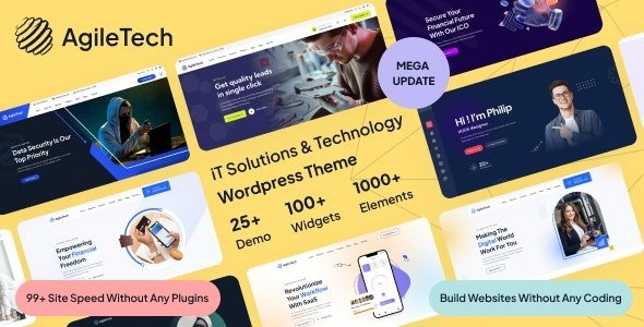 Technology Multi-Purpose Elementor WordPress Theme - Agiletech