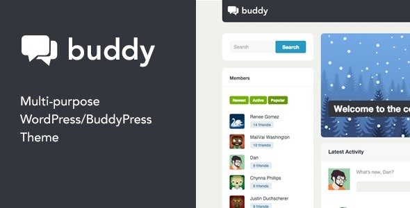 Simple WordPress & BuddyPress Theme