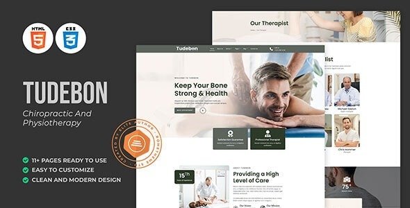 Chiropractic & Physiotherapy HTML Template