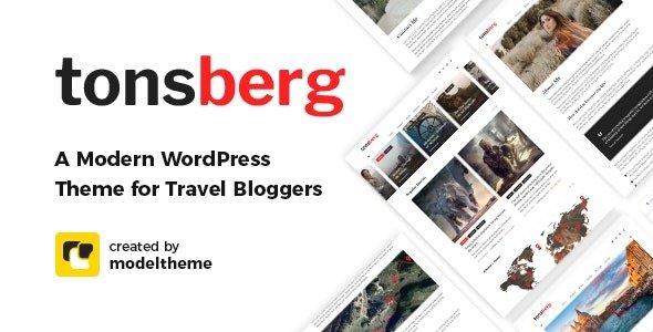 A Modern WordPress Theme for Travel Bloggers