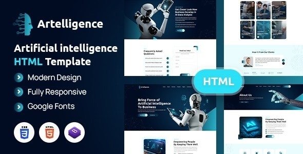 AI & Robotics HTML Template
