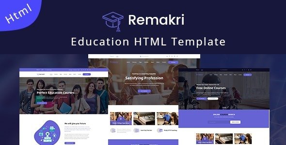 Education Course HTML Template