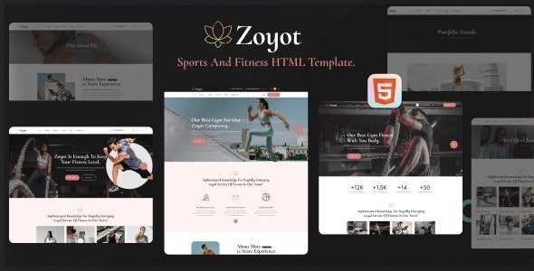 Fitness HTML Template