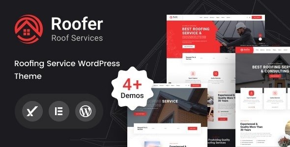 Roofing Services WordPress Theme + RTL