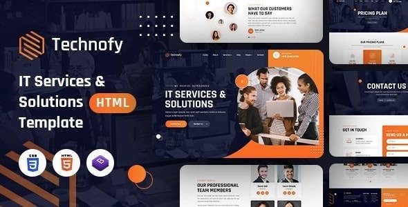 IT Services & Solutions HTML Template