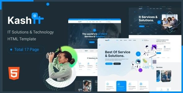 Kashit - Technology & IT Solutions HTML Template - 44725579