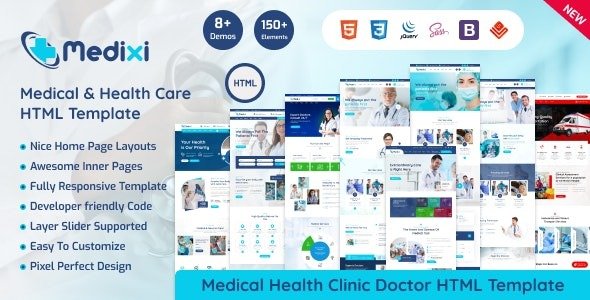 Health Doctor Clinic & Medical Care HTML Template